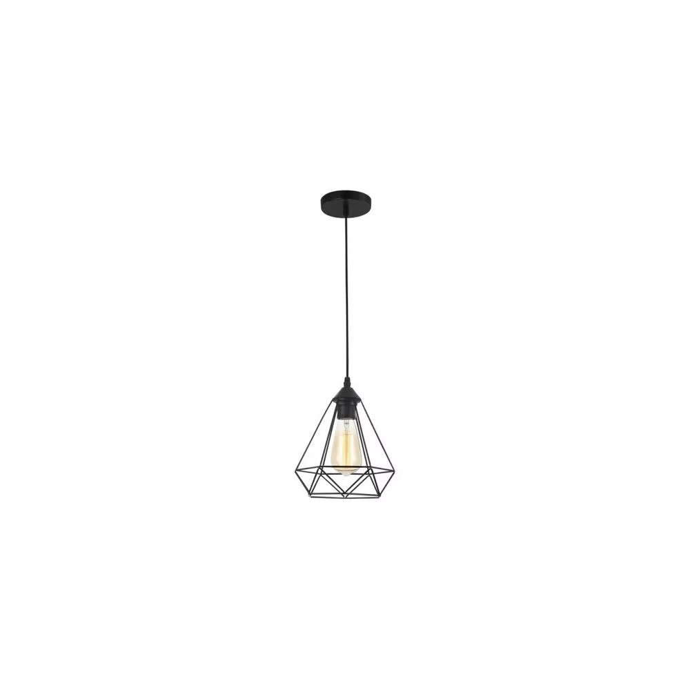 Lámpara Colgante E27 Negro 40W Max – Calux